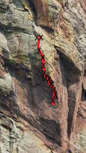 Red Arete Pitch Three
